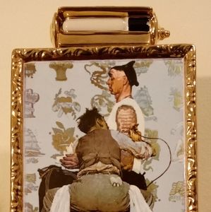 Norman Rockwell Decanter